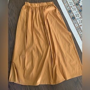Wall Street Golden Formal Skirt